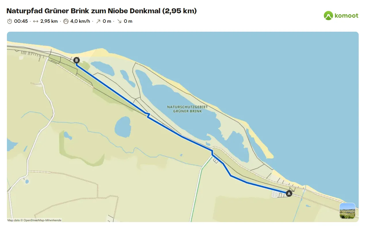 Naturpfad Grüner Brink zum Niobe Denkmal (2,95 km)